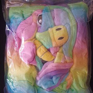 NEW Rainbow Unicorn Hooded Bathrobe for year 10-11 years old girl